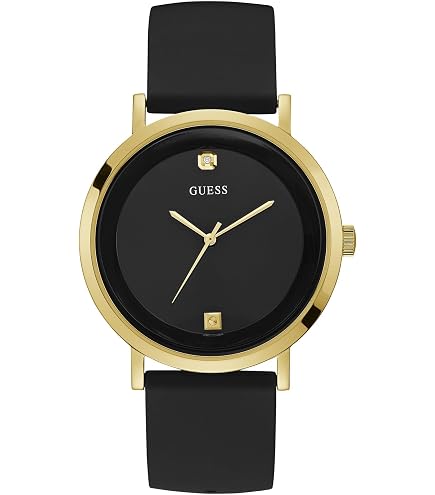 Amazon.com: Black Analog Watch by GUESS : Clothing, Shoes & Jewelry